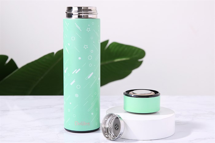 Bình giữ nhiệt inox 420 ml Delites KS K550B37 màu xanh Màu Xanh ngọc