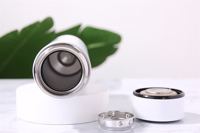 Bình giữ nhiệt inox 420 ml Delites KS K550B37 hình cá Màu Trắng