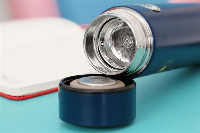 Bình giữ nhiệt inox 420 ml Delites KS K550B37 pháo bông Màu Xanh đen