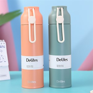 Bình giữ nhiệt inox 350 ml Delites K350B73 Xanh - Cam