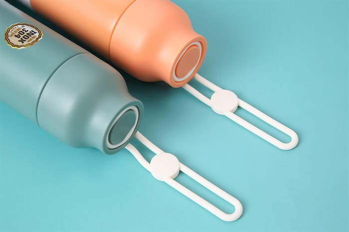 Bình giữ nhiệt inox 350 ml Delites K350B73 Xanh - Cam Màu Cam