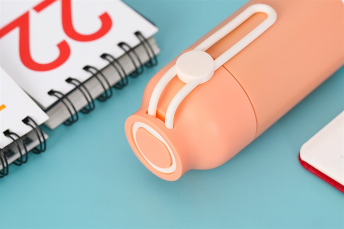 Bình giữ nhiệt inox 350 ml Delites K350B73 Xanh - Cam Màu Cam