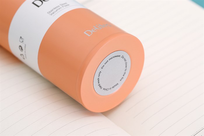 Bình giữ nhiệt inox 350 ml Delites K350B73 Xanh - Cam Màu Cam