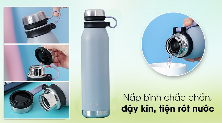 Bình giữ nhiệt inox 780 ml Delites KS K530B19