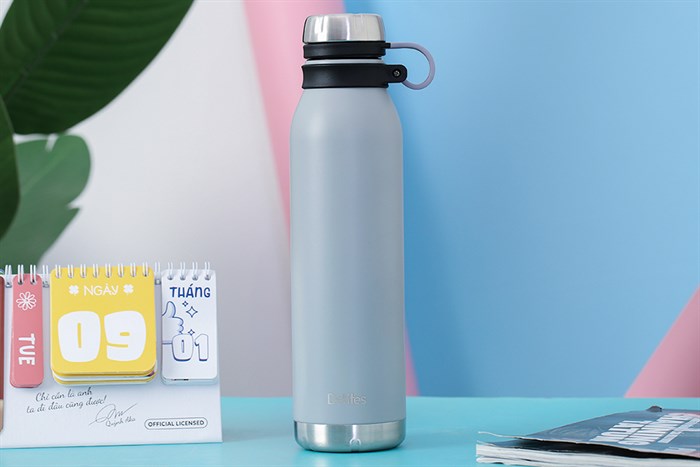 Bình giữ nhiệt inox 780 ml Delites KS K530B19 Màu Xám