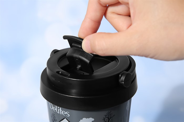 Ly giữ nhiệt inox 500 ml Delites K500B90 Đen Màu Đen