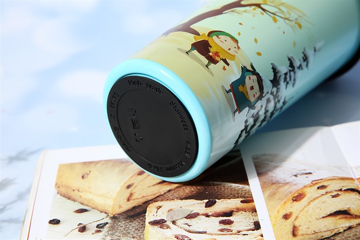 Ly giữ nhiệt inox Delites KS K500B90 Màu Vàng - Xanh dương