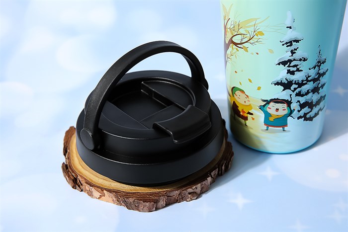 Ly giữ nhiệt inox Delites KS K500B90 Màu Vàng - Xanh dương