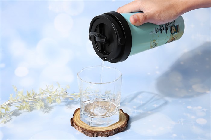 Ly giữ nhiệt inox Delites KS K500B90 Màu Vàng - Xanh dương