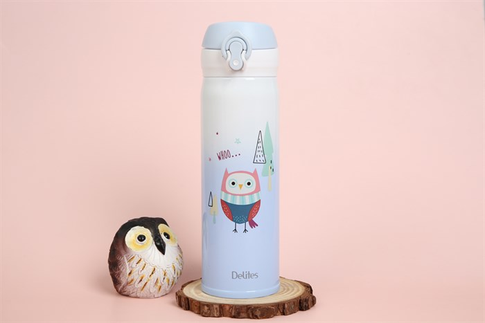 Bình giữ nhiệt inox 450 ml Delites K450B38 Màu Xanh Dương