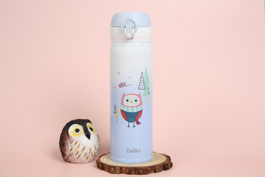 Bình giữ nhiệt inox 450 ml Delites K450B38 Màu Xanh Dương