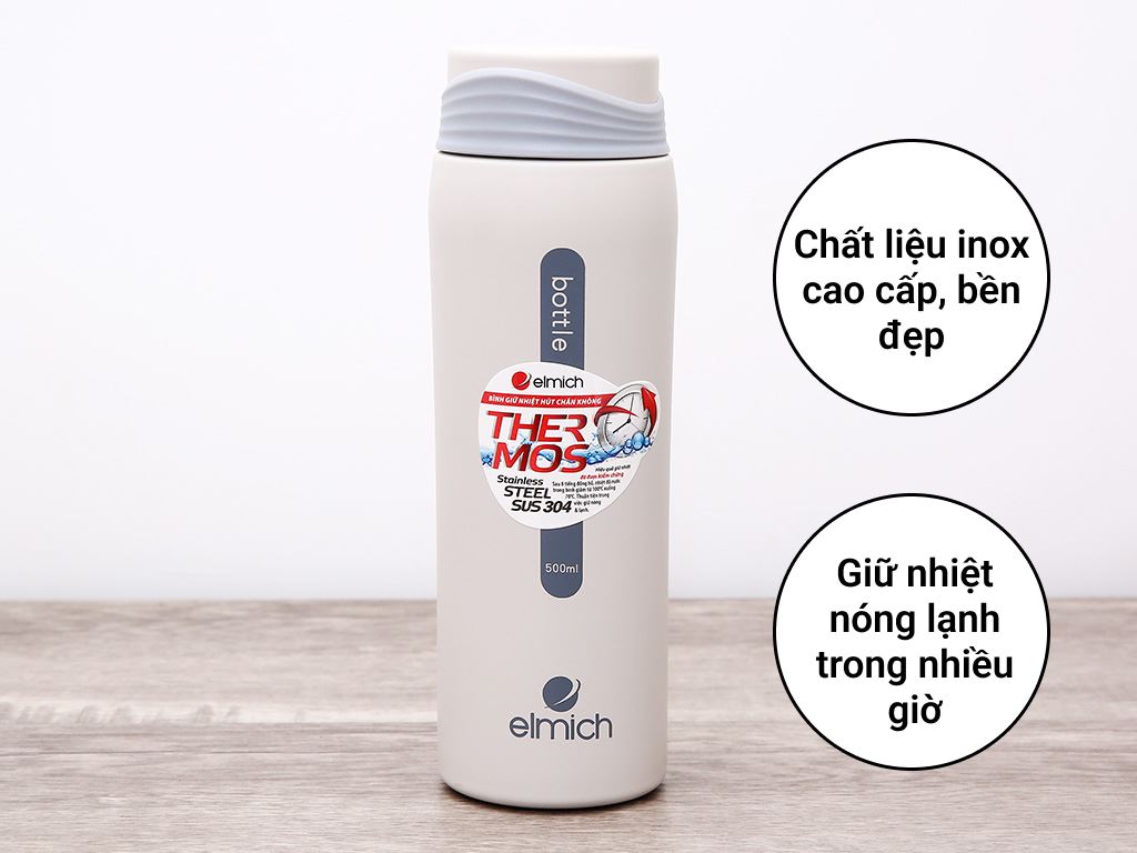 Bình giữ nhiệt inox Elmich EL3664 500ml (giao màu ngẫu nhiên) 2