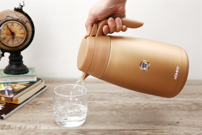 Bình giữ nhiệt inox 1600 ml Hommy KH16 Màu Vàng