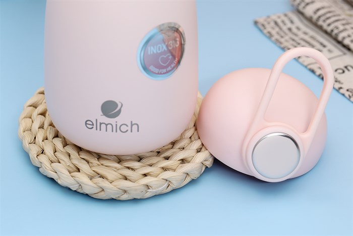 Bình giữ nhiệt inox 300 ml Elmich EL8017 Màu Hồng