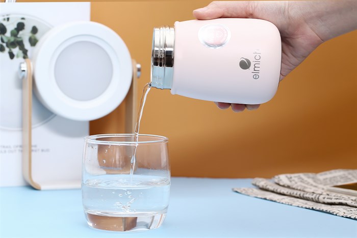 Bình giữ nhiệt inox 300 ml Elmich EL8017 Màu Hồng