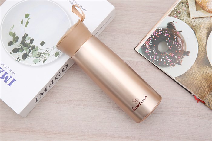 Bình giữ nhiệt inox 350 ml Elmich SM-8026 Màu Nâu