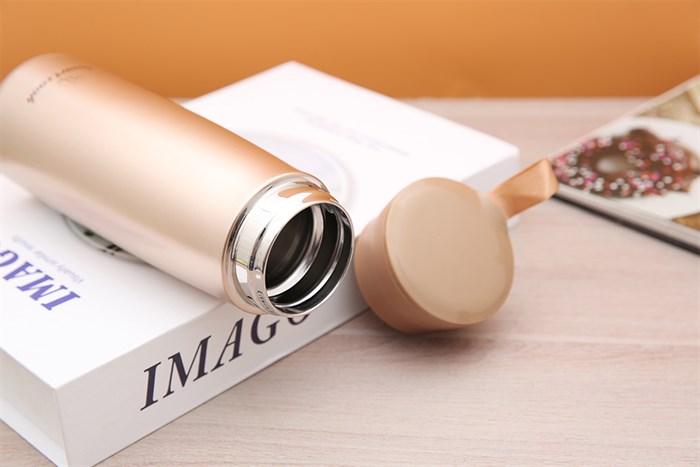 Bình giữ nhiệt inox 350 ml Elmich SM-8026 Màu Nâu