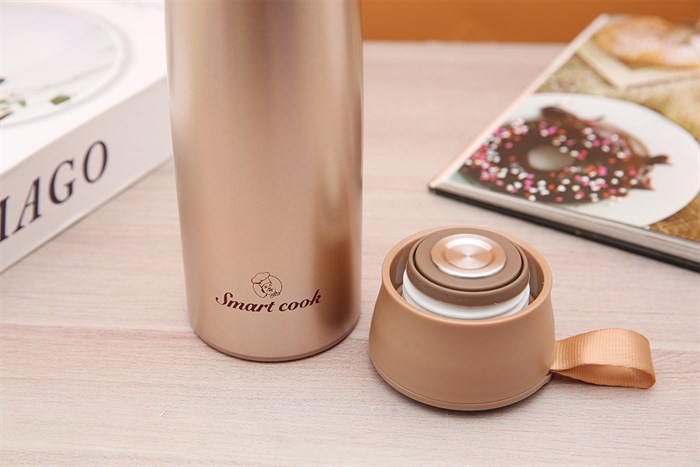 Bình giữ nhiệt inox 350 ml Elmich SM-8026 Màu Nâu