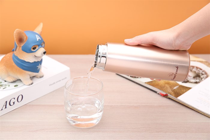 Bình giữ nhiệt inox 350 ml Elmich SM-8026 Màu Nâu