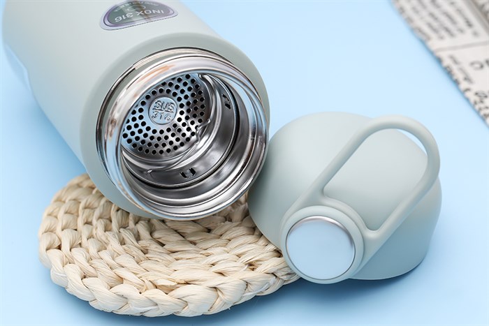 Bình giữ nhiệt inox 400 ml Elmich EL8018 Màu Xanh