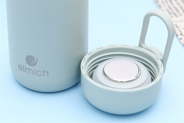 Bình giữ nhiệt inox 400 ml Elmich EL8018 Màu Xanh