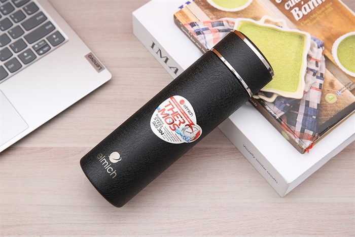 Bình giữ nhiệt inox 420 ml Elmich EL3667 Màu Đen
