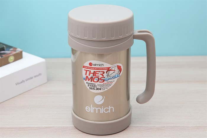 Ly giữ nhiệt inox 500 ml Elmich EL0632 Màu Bạc