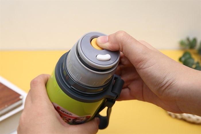 Bình giữ nhiệt inox 480 ml Elmich EL8007 Màu Xanh đen
