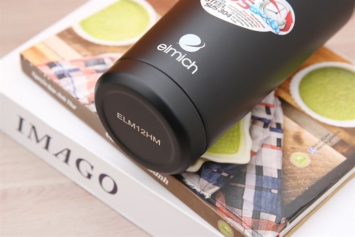 Ly giữ nhiệt inox 580 ml Elmich EL3666 Màu Đen