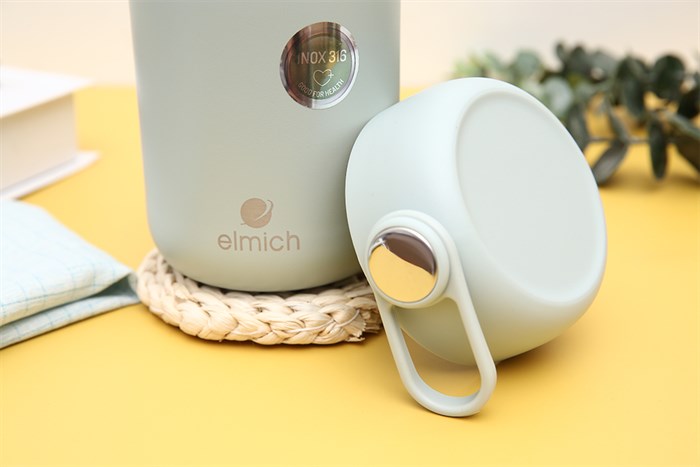 Bình đựng thức ăn giữ nhiệt inox 600 ml Elmich EL8019 Màu Xanh