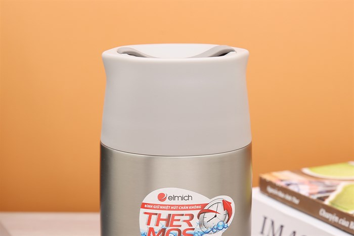 Bình đựng thức ăn giữ nhiệt inox 800 ml Elmich EL3671 Màu Bạc