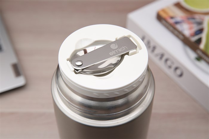 Bình đựng thức ăn giữ nhiệt inox 800 ml Elmich EL3671 Màu Bạc