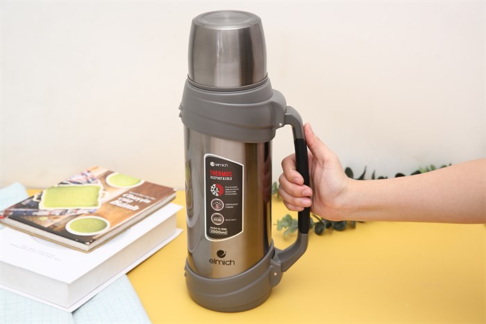 Bình giữ nhiệt inox 2500 ml Elmich EL-3688 Màu Bạc