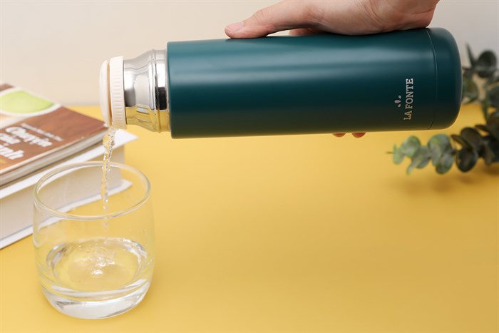 Bình giữ nhiệt inox 500 ml La Fonte 006590 Màu Xanh