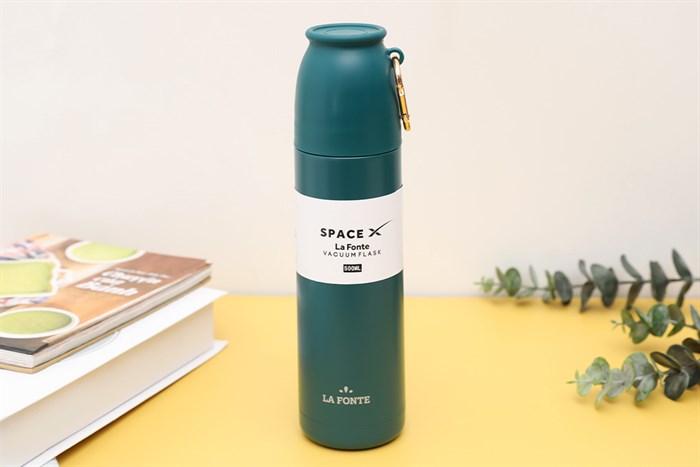 Bình giữ nhiệt inox 500 ml La Fonte 006590 Màu Xanh
