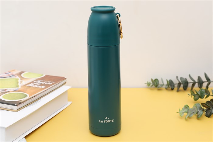 Bình giữ nhiệt inox 500 ml La Fonte 006590 Màu Xanh
