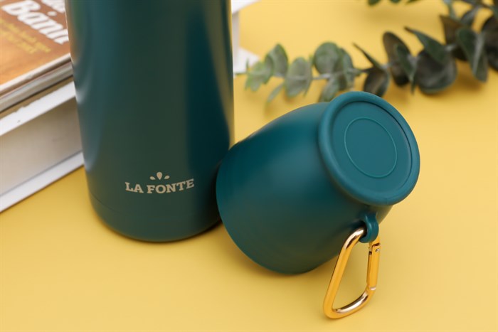 Bình giữ nhiệt inox 500 ml La Fonte 006590 Màu Xanh