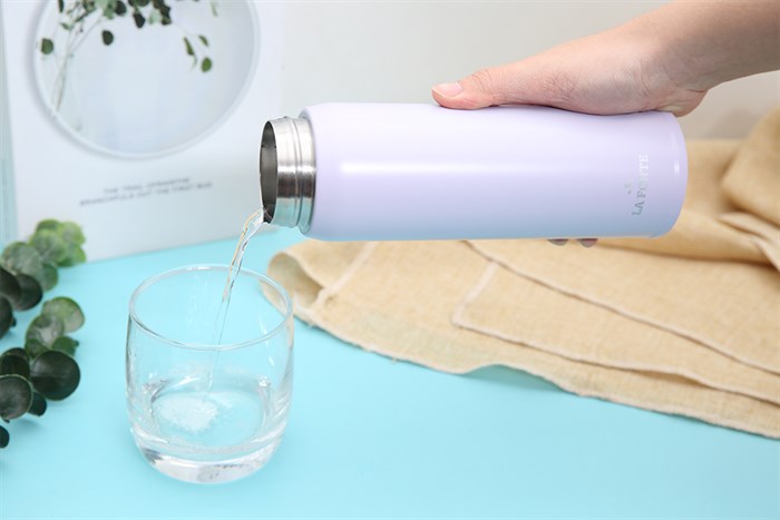 Bình giữ nhiệt inox 450 ml La Fonte 006606 Màu Tím