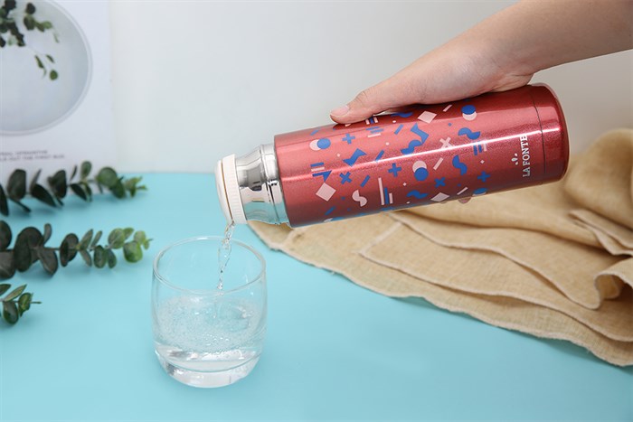 Bình giữ nhiệt inox 500 ml La Fonte 001588 Màu Đỏ