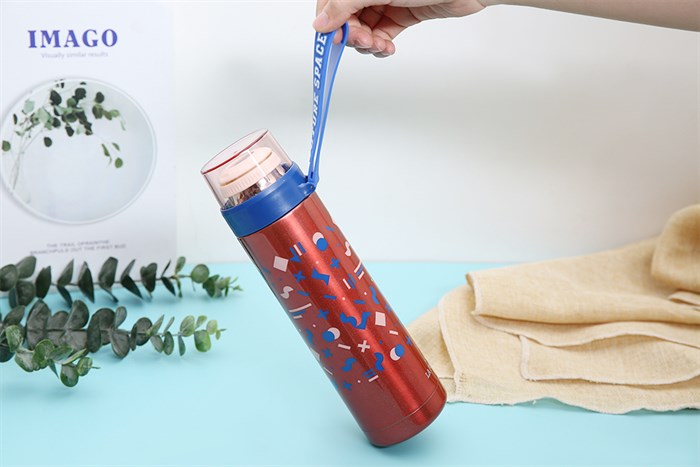 Bình giữ nhiệt inox 500 ml La Fonte 001588 Màu Đỏ