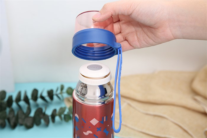 Bình giữ nhiệt inox 500 ml La Fonte 001588 Màu Đỏ