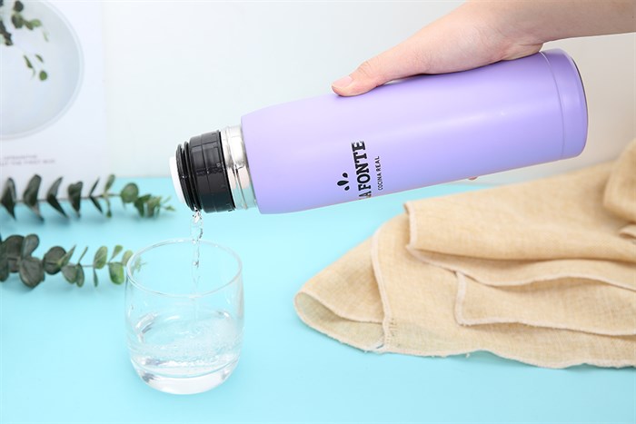 Bình giữ nhiệt inox 600 ml La Fonte 3000747 Màu Tím