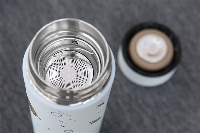 Bình giữ nhiệt inox 420 ml DMX KS K550B37 trắng Màu Trắng