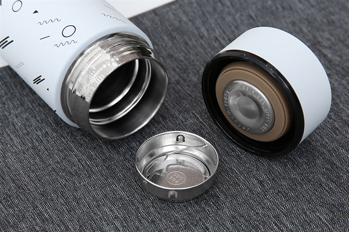 Bình giữ nhiệt inox 420 ml DMX KS K550B37 trắng Màu Trắng