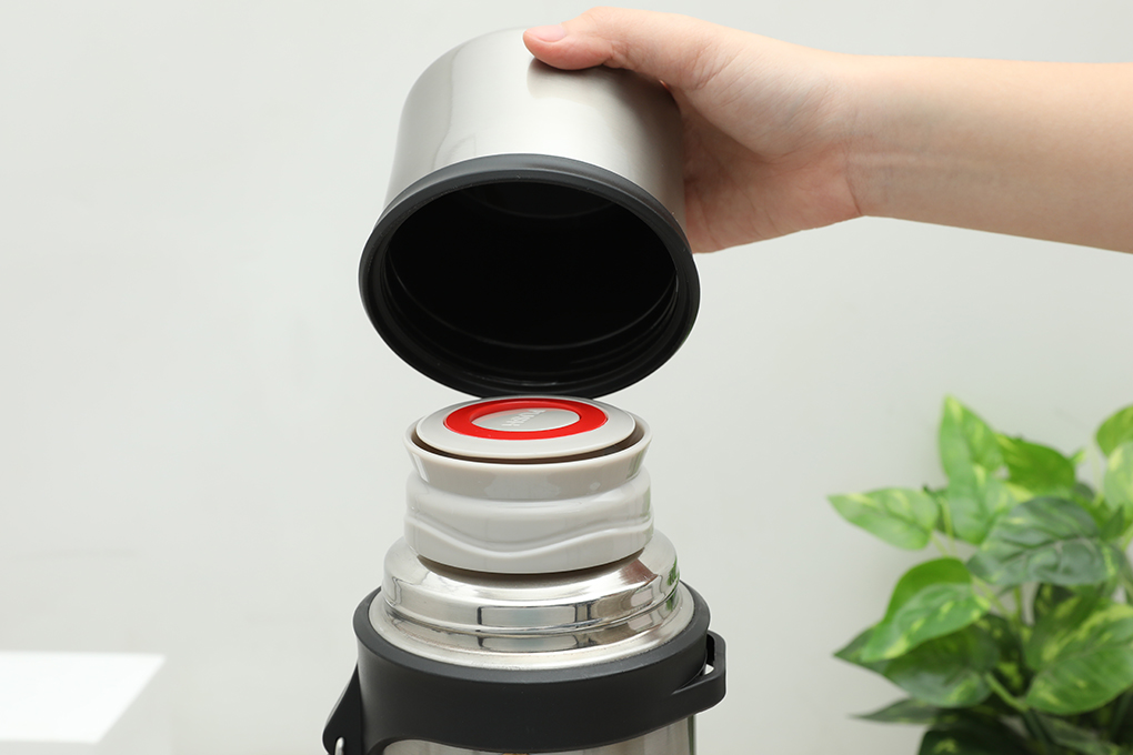 Bình giữ nhiệt inox 1500 ml Delites H21 Bạc Màu Bạc