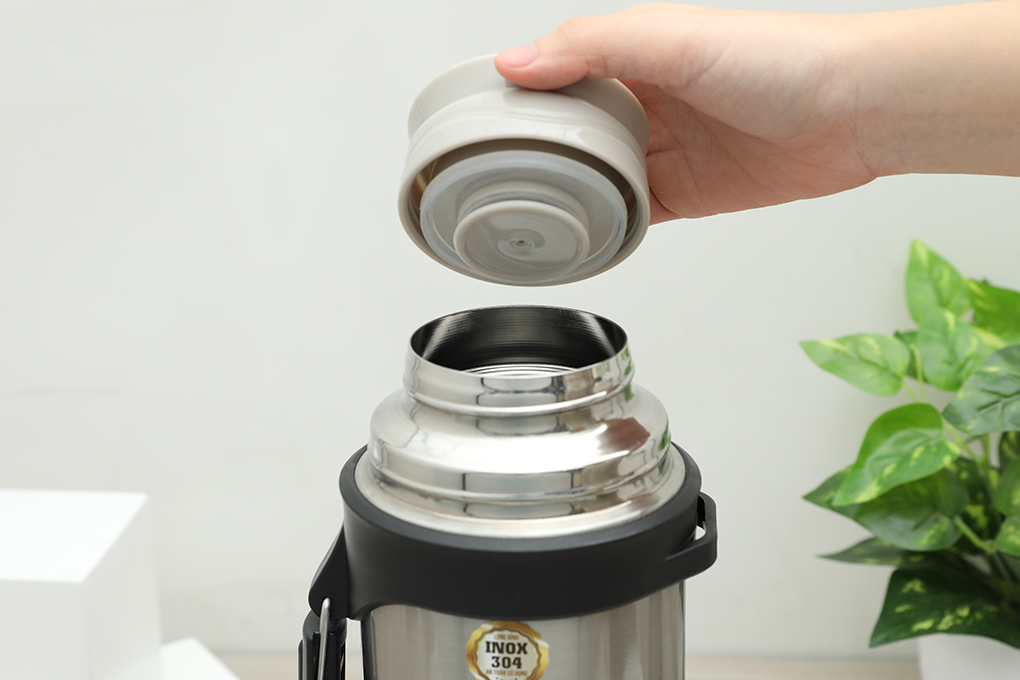 Bình giữ nhiệt inox 1500 ml Delites H21 Bạc Màu Bạc