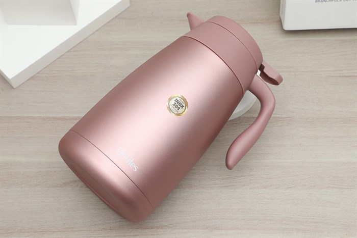 Bình giữ nhiệt inox 1600 ml Delites KH16 hồng Màu Hồng