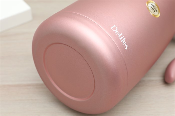 Bình giữ nhiệt inox 1600 ml Delites KH16 hồng Màu Hồng