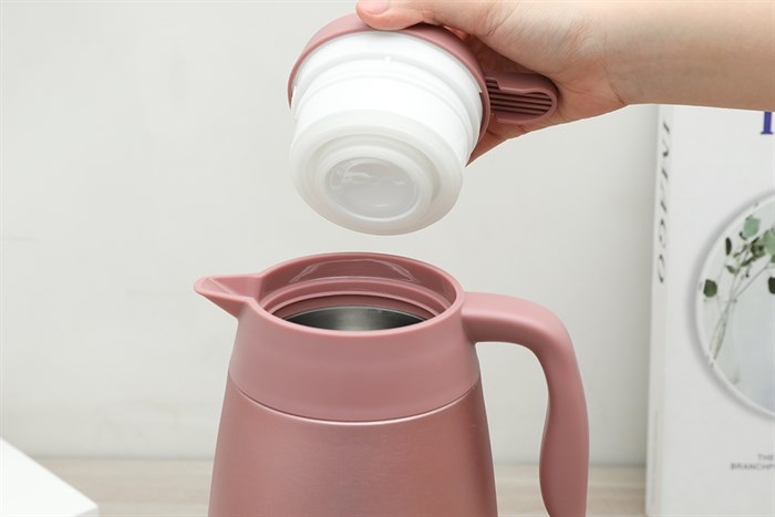 Bình giữ nhiệt inox 1600 ml Delites KH16 hồng Màu Hồng