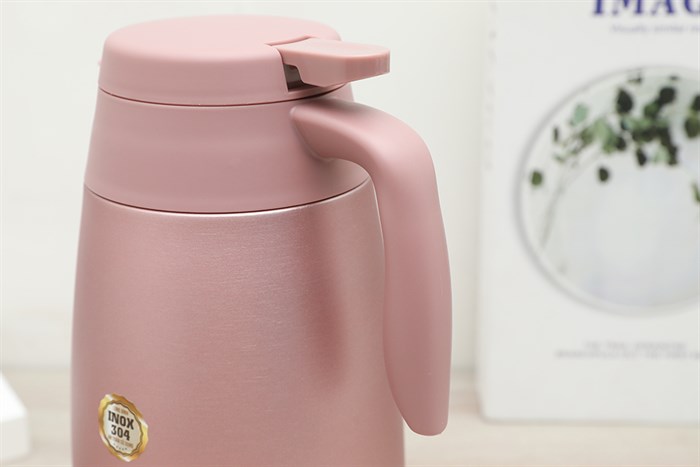 Bình giữ nhiệt inox 1600 ml Delites KH16 hồng Màu Hồng
